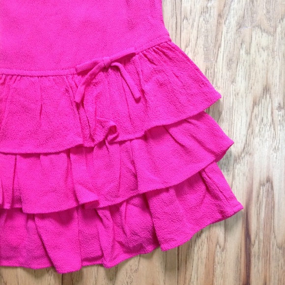 KATE SPADE NWT Girls Dress CABARET PINK TIERED sz3. Thanks for shopping - Picture 4 of 8